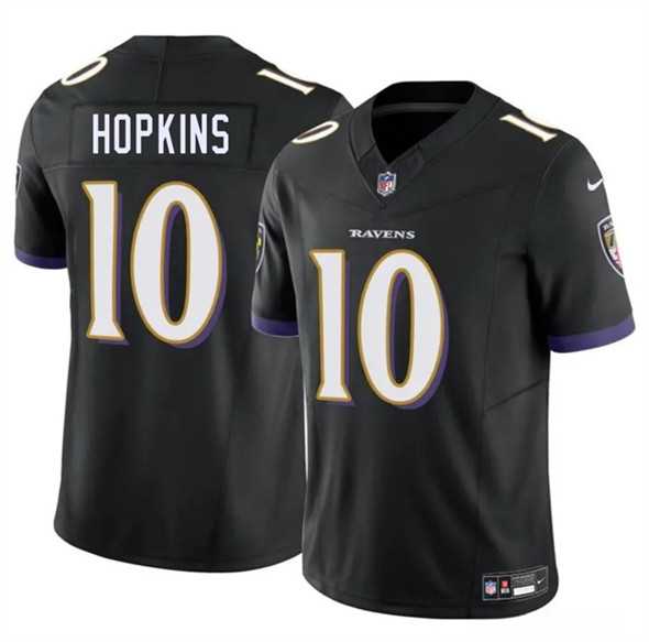 Men & Women & Youth Baltimore Ravens #10 DeAndre Hopkins Black 2025 F.U.S.E. Vapor Limited Jersey->san francisco 49ers->NFL Jersey